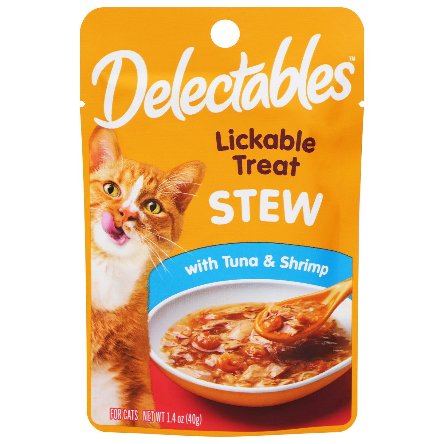 Delectables Lickable Stew Chicken & Tuna Treat for Cats 1.4 oz