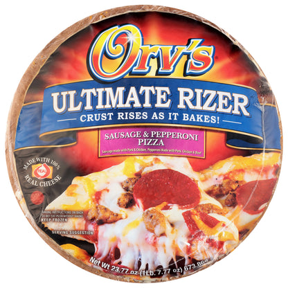 Orv's Ultimate Rizer Sausage & Pepperoni Pizza 23.77 oz