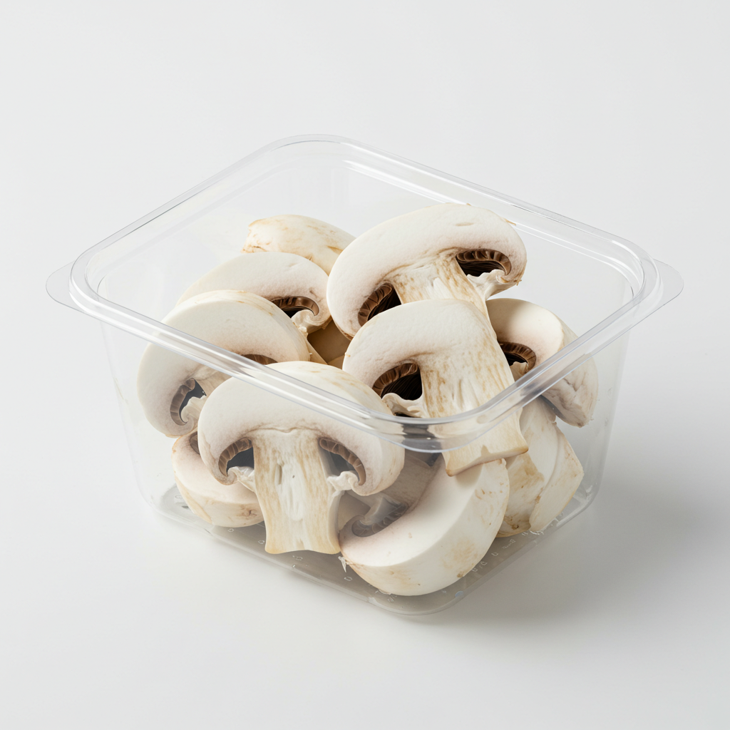 Sliced White Mushroom - 8oz