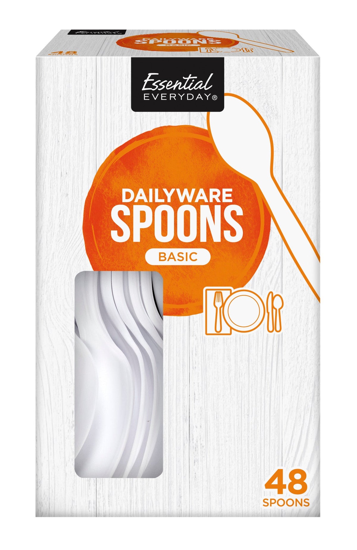 Essential Everyday Dailyware Spoons Basic - 48CT