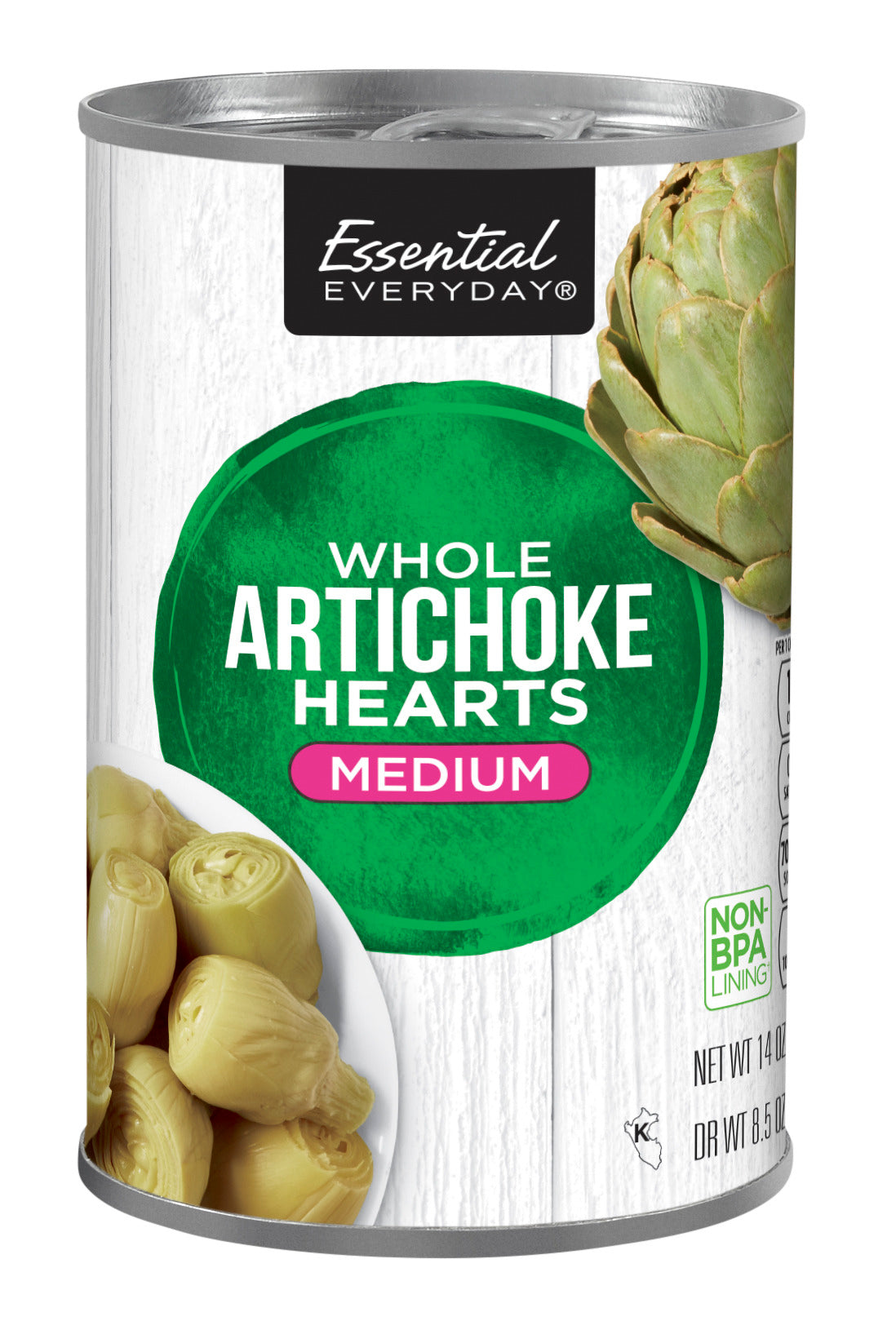 Essential Everyday Whole Artichoke Hearts Medium