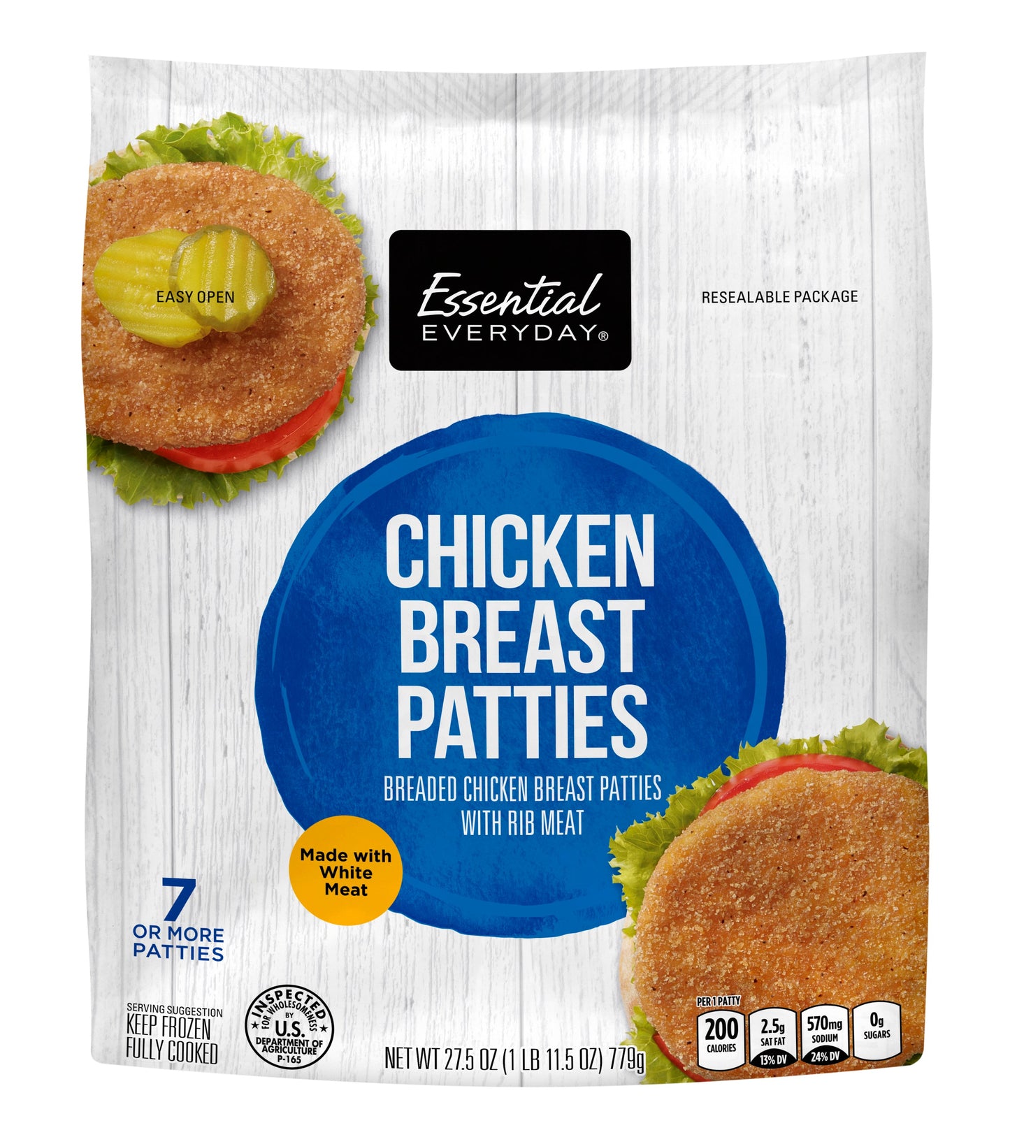 Essential Everyday Chicken Breast Patties