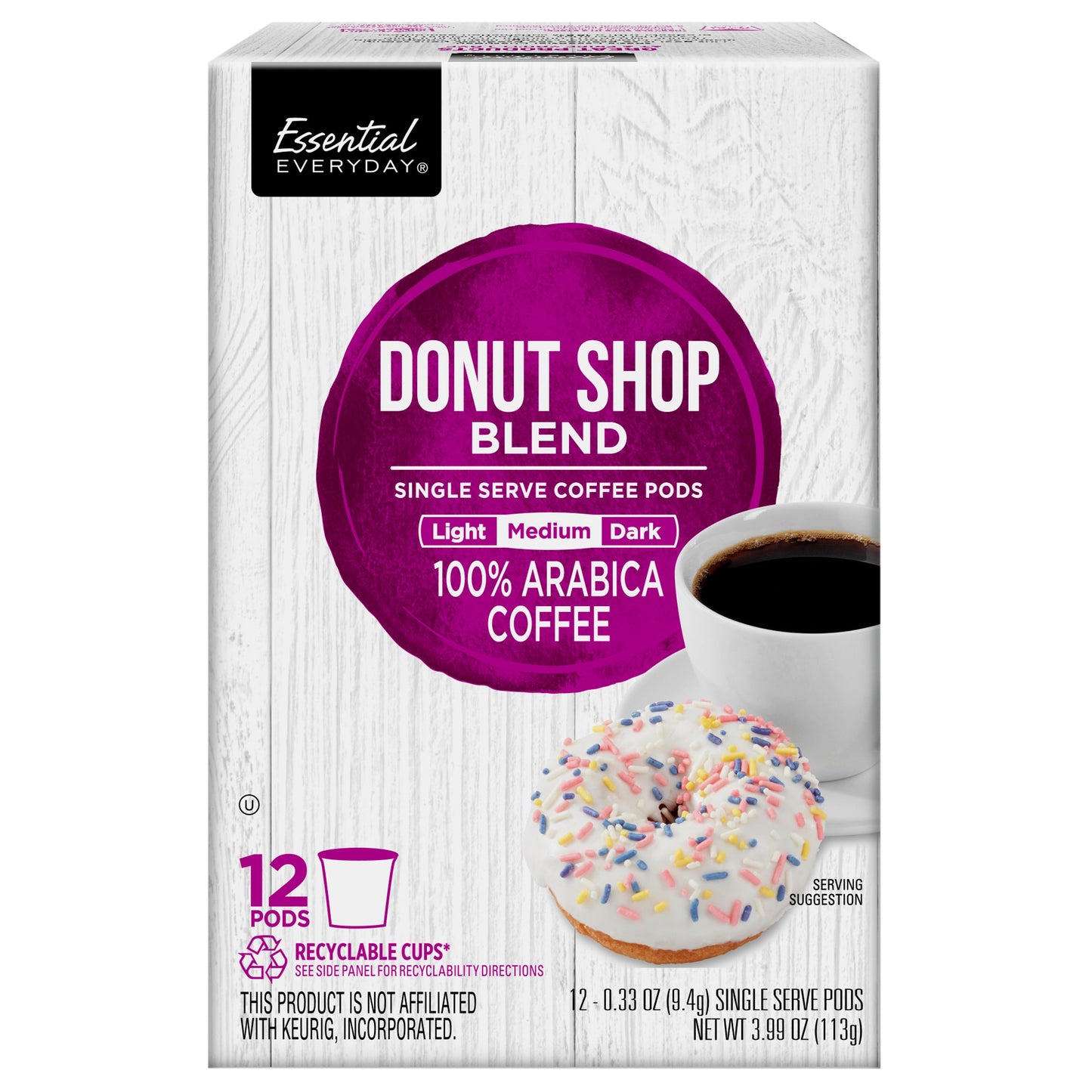 Essential Everyday Donut Blend Coffee Cups