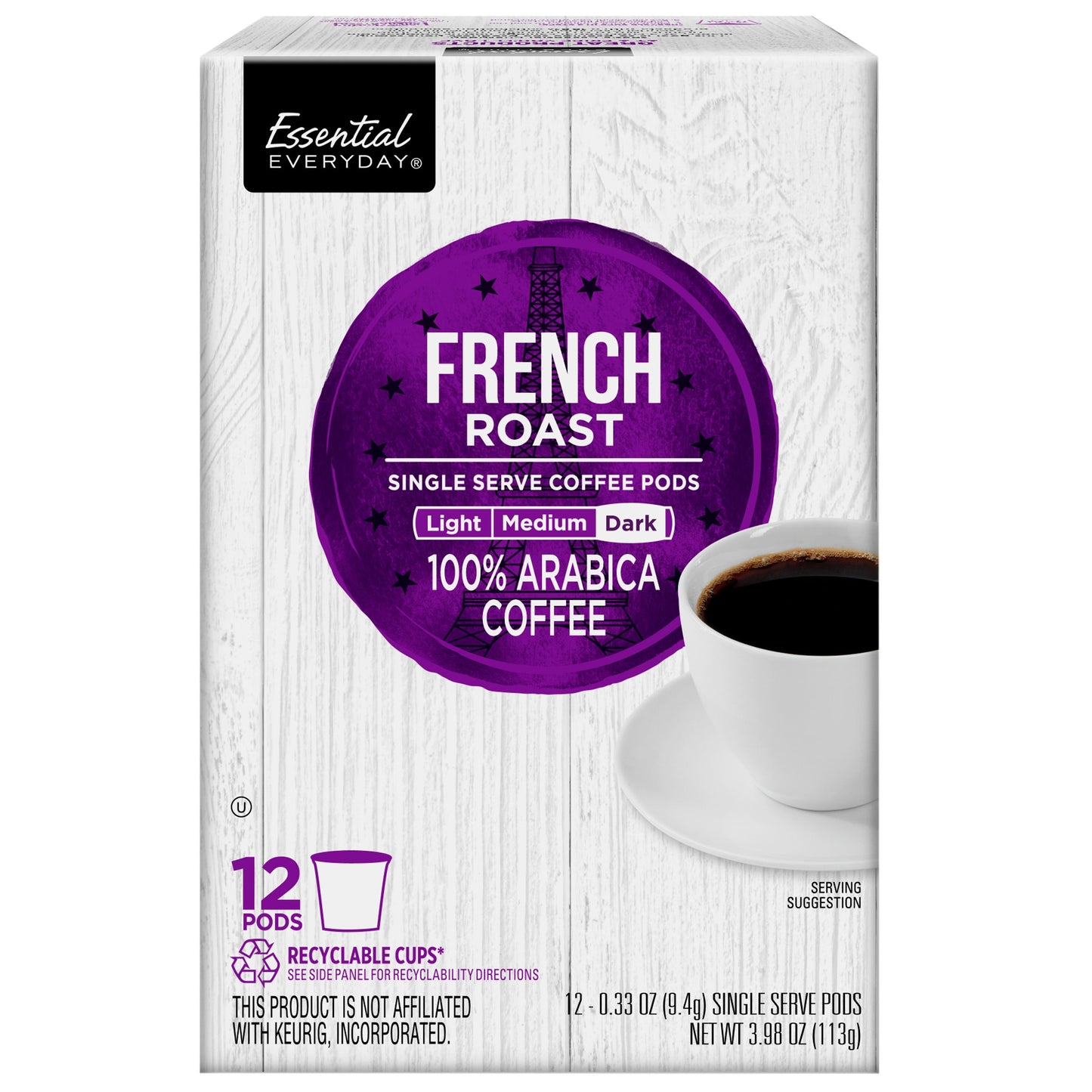 Essential Everyday French Roast Coffee Cups