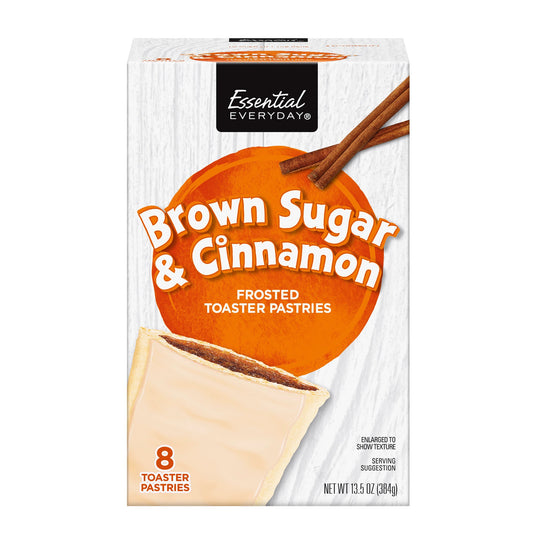 Essential Everyday Brown Sugar & Cinnamon Frosted Toaster Pastries