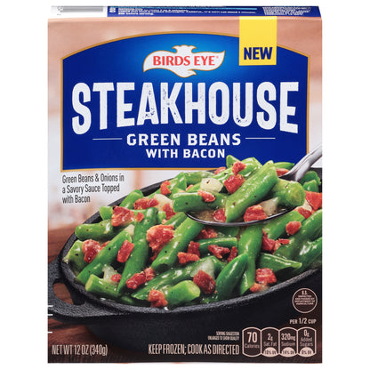 Birds Eye Steakhouse Green Beans with Bacon 12 oz