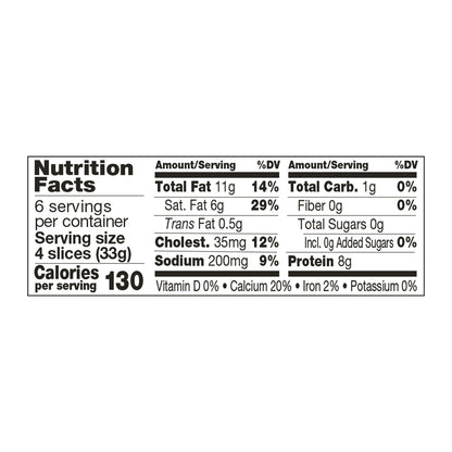 Crystal Farms Cracker Cuts Marble Jack Cheese Slices, 24 ct