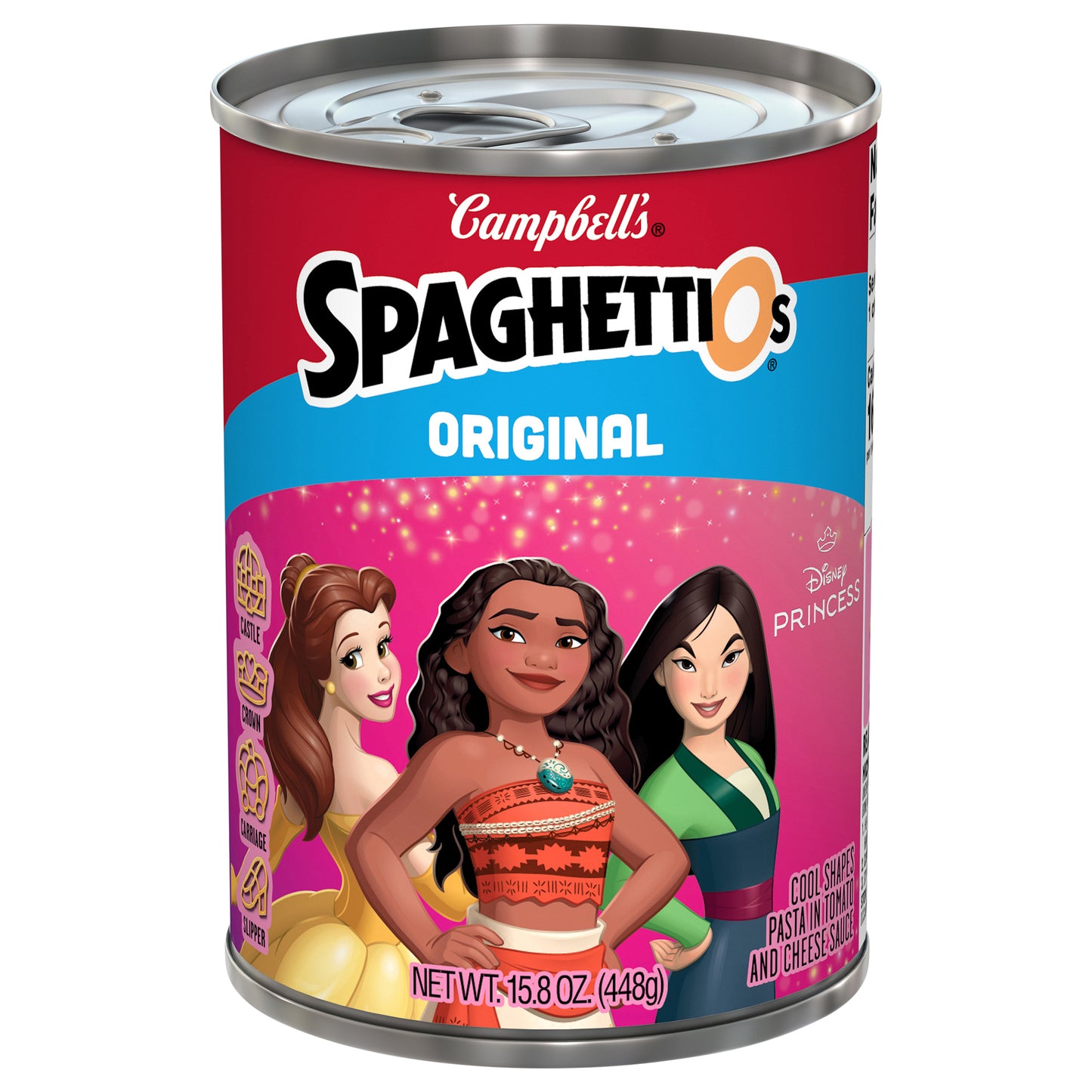 SpaghettiOs® Original Disney Princess Shapes Canned Pasta, 15.8 OZ Can