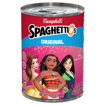 SpaghettiOs® Original Disney Princess Shapes Canned Pasta, 15.8 OZ Can