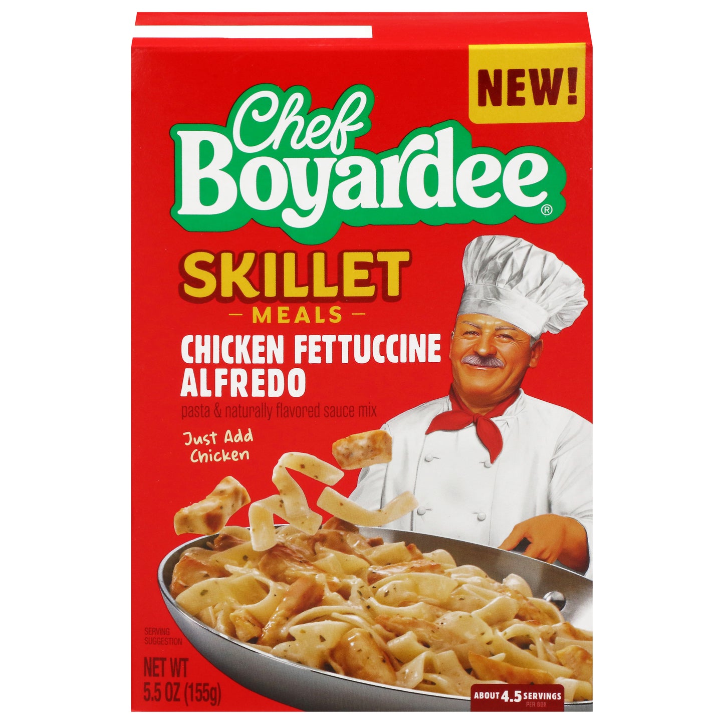 Chef Boyardee Skillet Meals Chicken Fettuccine Alfredo 5.5 oz