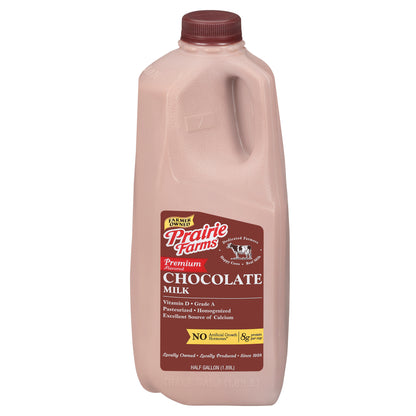 Prairie Farms Premium Chocolate Milk 0.5 gl Jug