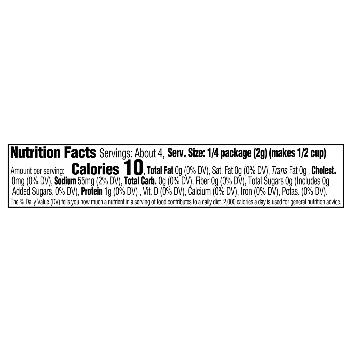 Jell-O Cherry Artificially Flavored Zero Sugar Low Calorie Gelatin Dessert Mix, 0.3 oz Box