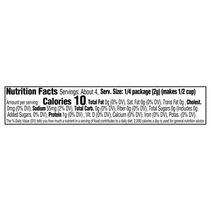 Jell-O Cherry Artificially Flavored Zero Sugar Low Calorie Gelatin Dessert Mix, 0.3 oz Box