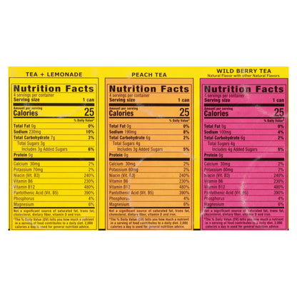 Monster Rehab Tea+Lemonade/Peach Tea/Wild Berry Tea Energy Drink Variety Pack 12 - 15.5 fl oz Cans