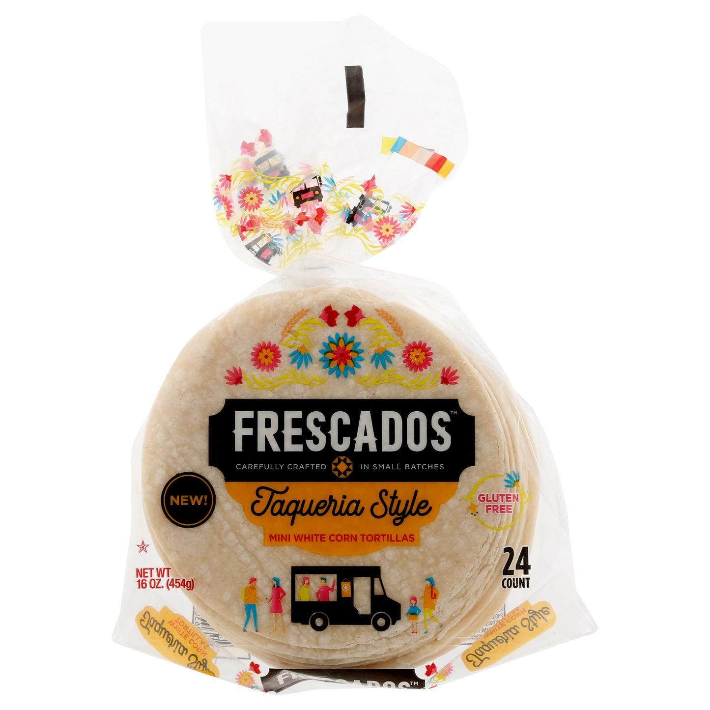 Frescados Taqueria Style Mini White Corn Tortillas 24 ea