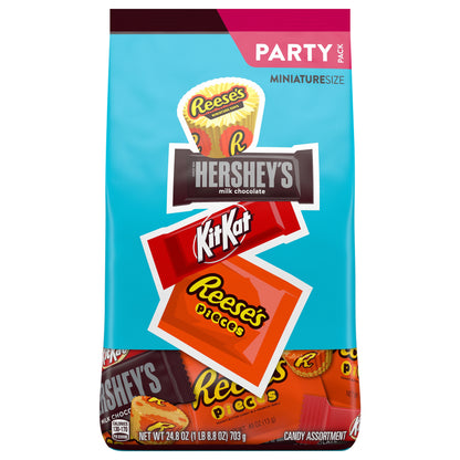 HERSHEY'S, KIT KAT® and REESE'S Assorted Flavored Candy Party Pack, 24.8 oz