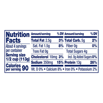 Daisy Pure and Natural 2% Low Fat Cottage Cheese 16 oz