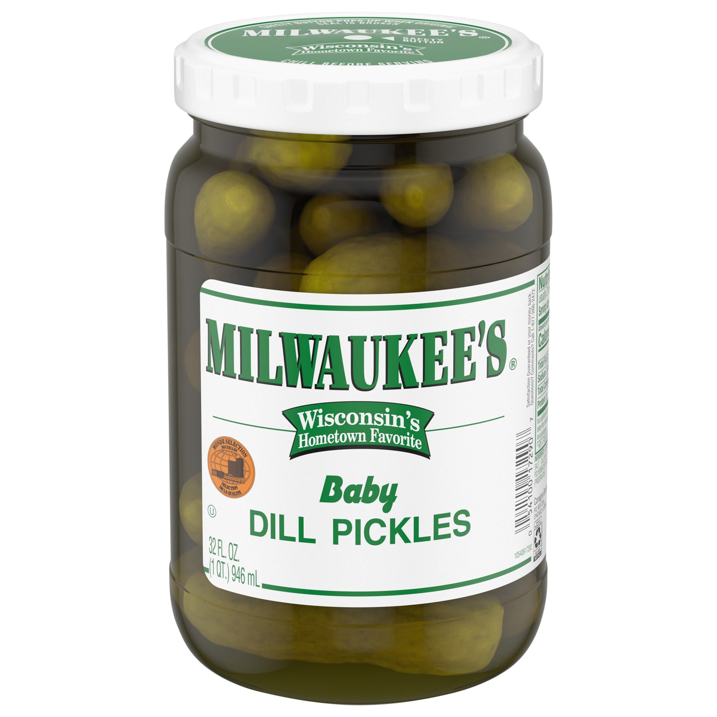 Milwaukee's Baby Dill Pickles, 32 oz.