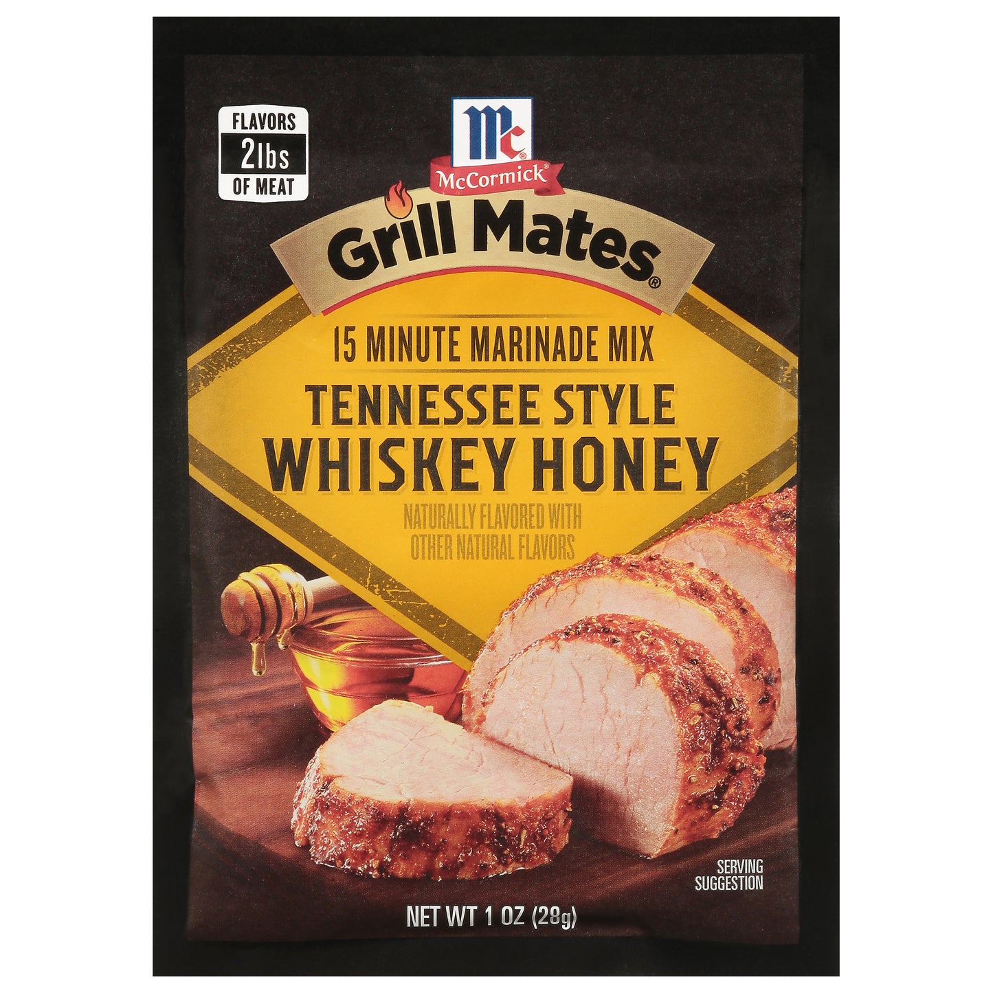 McCormick Grill Mates 15 Minute Tennessee Style Whiskey Honey Marinade Mix 1 oz
