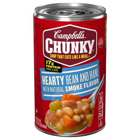 Campbell's Chunky Hearty Bean and Ham Soup 19 oz