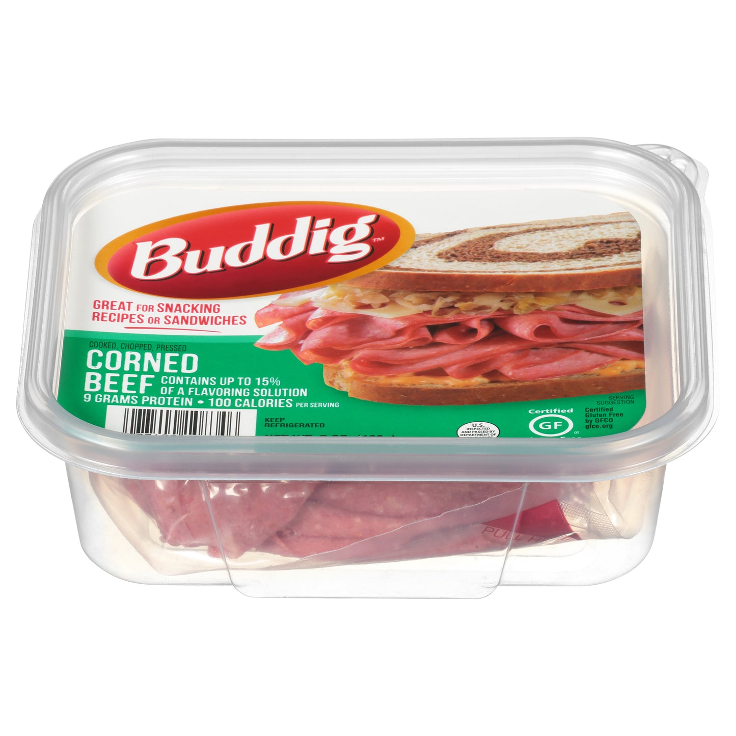 Buddig Corned Beef 7 oz. Tub