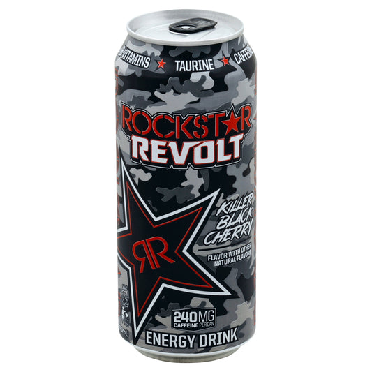Rockstar Energy Drink 16 oz - Black Cherry