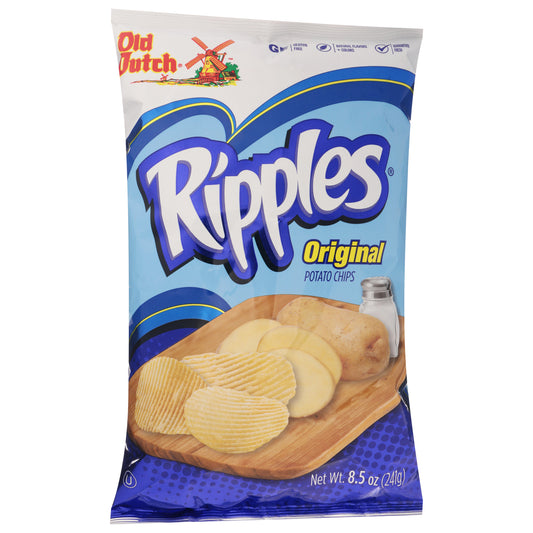 Old Dutch Ripples Original Potato Chips  8.5 oz