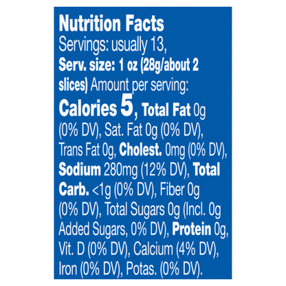 Vlasic Sandwich Dill Pickle Chips, Keto Friendly, 24 fl. oz.