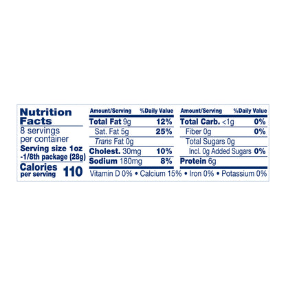 Crystal Farms Wisconsin Sharp Cheddar Cheese Block, 8 oz