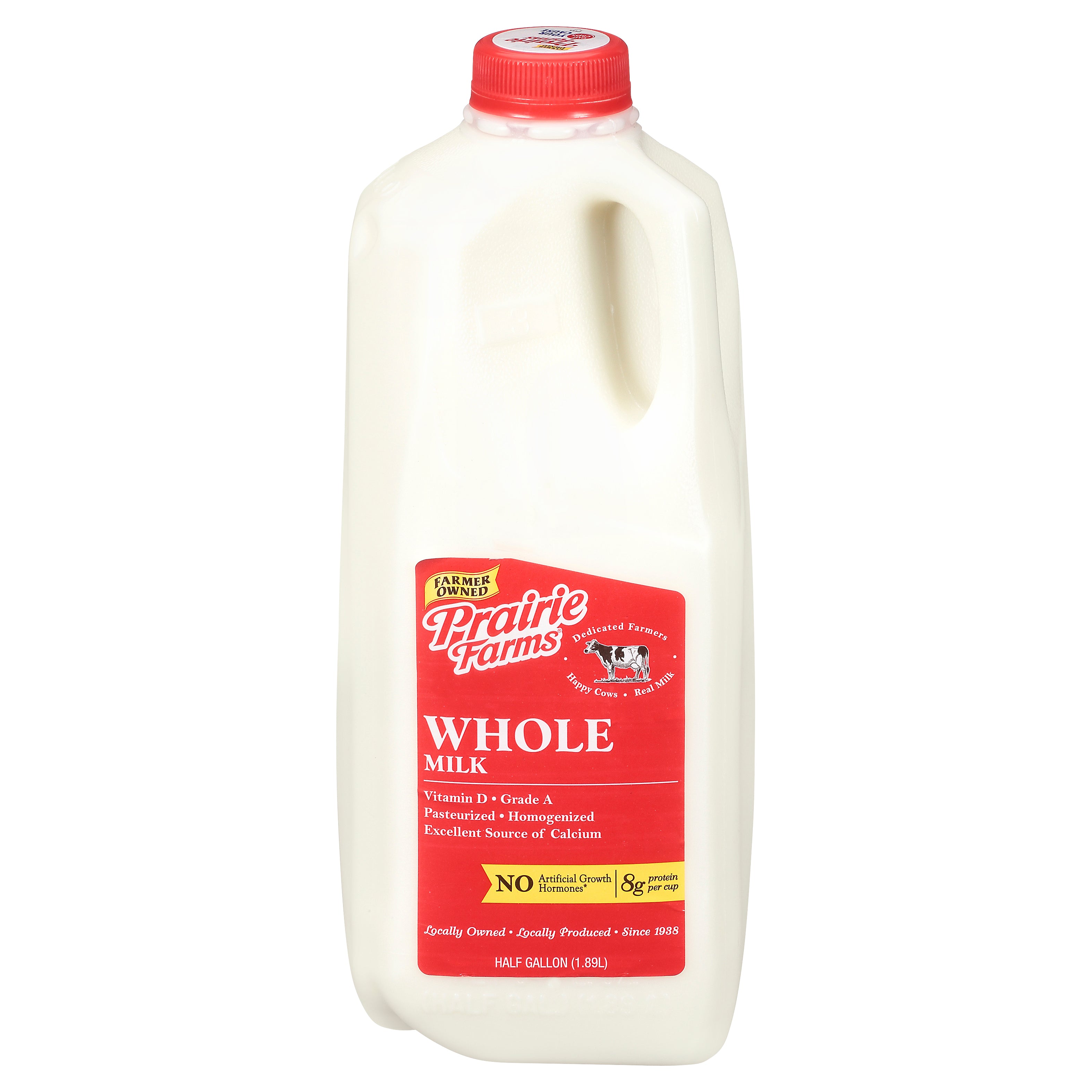 Prairie Farms Whole Milk 0.5 gl Jug – Westfield Supervalu