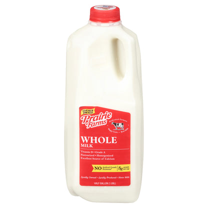 Prairie Farms Whole Milk 0.5 gl Jug