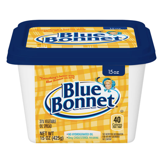 Blue Bonnet Vegetable Oil Spread, 15 OZ