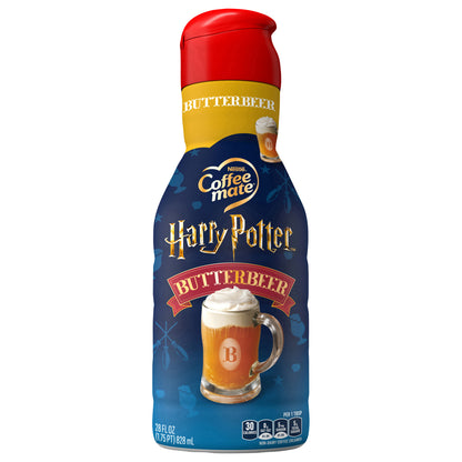 Coffee mate Harry Potter Butterbeer Flavored Liquid Creamer, Non Dairy, Gluten Free