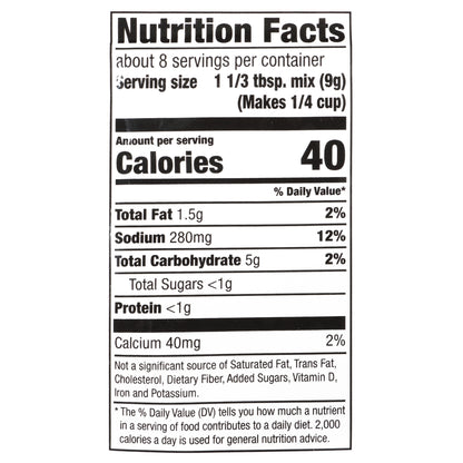 McCormick Country Gravy Mix - Sausage, 2.64 oz