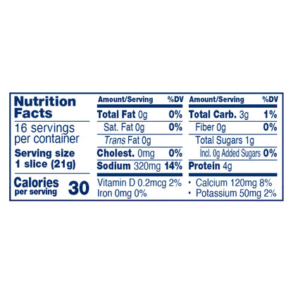 Crystal Farms Fat Free American Pasteurized Prepared Cheese Product, 12 oz, 16 slices