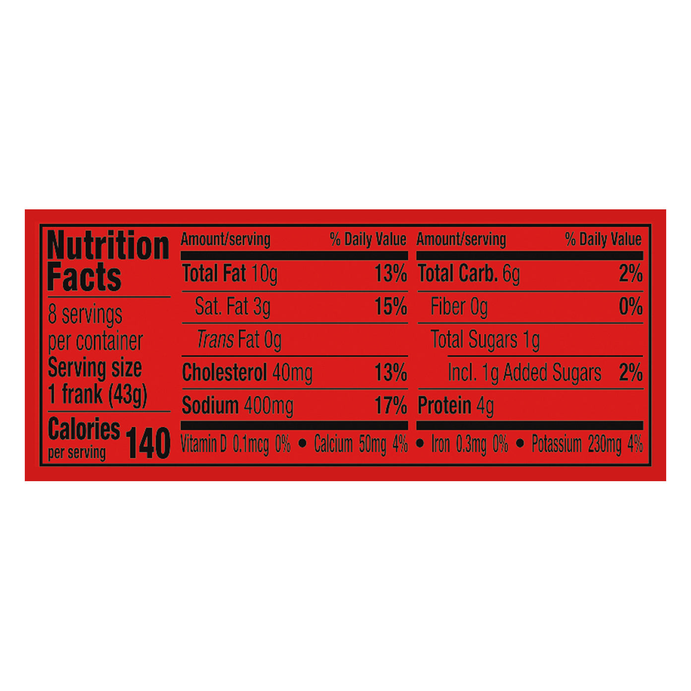 John Morrell Franks 12 oz