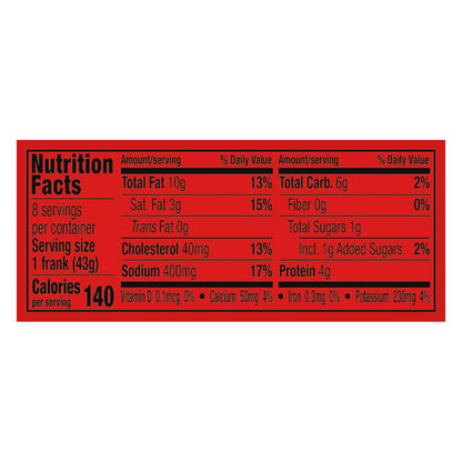 John Morrell Franks 12 oz