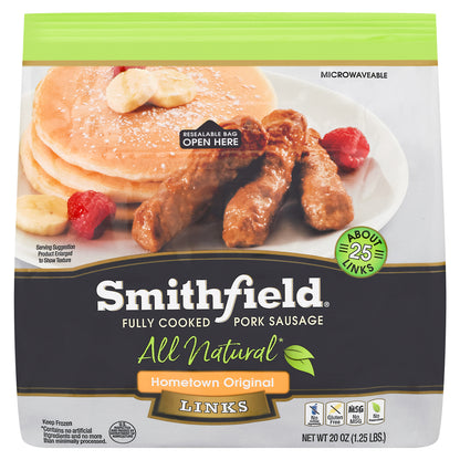 Smithfield All Natural Hometown Original Pork Sausage 20 oz