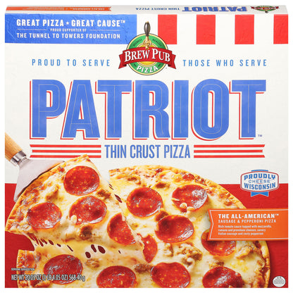 Patriot Thin Crust The All-American Pizza 20.5 oz