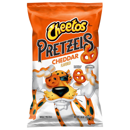 Cheetos Wheat Pretzels Cheddar Flavored 10 Oz