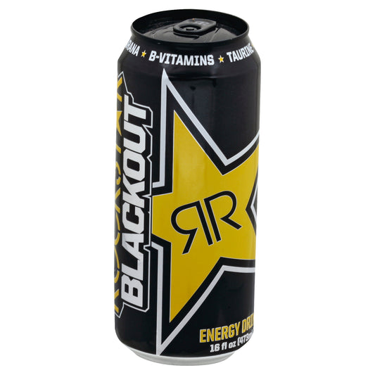 Rockstar Energy Drink 16 oz - Blackout
