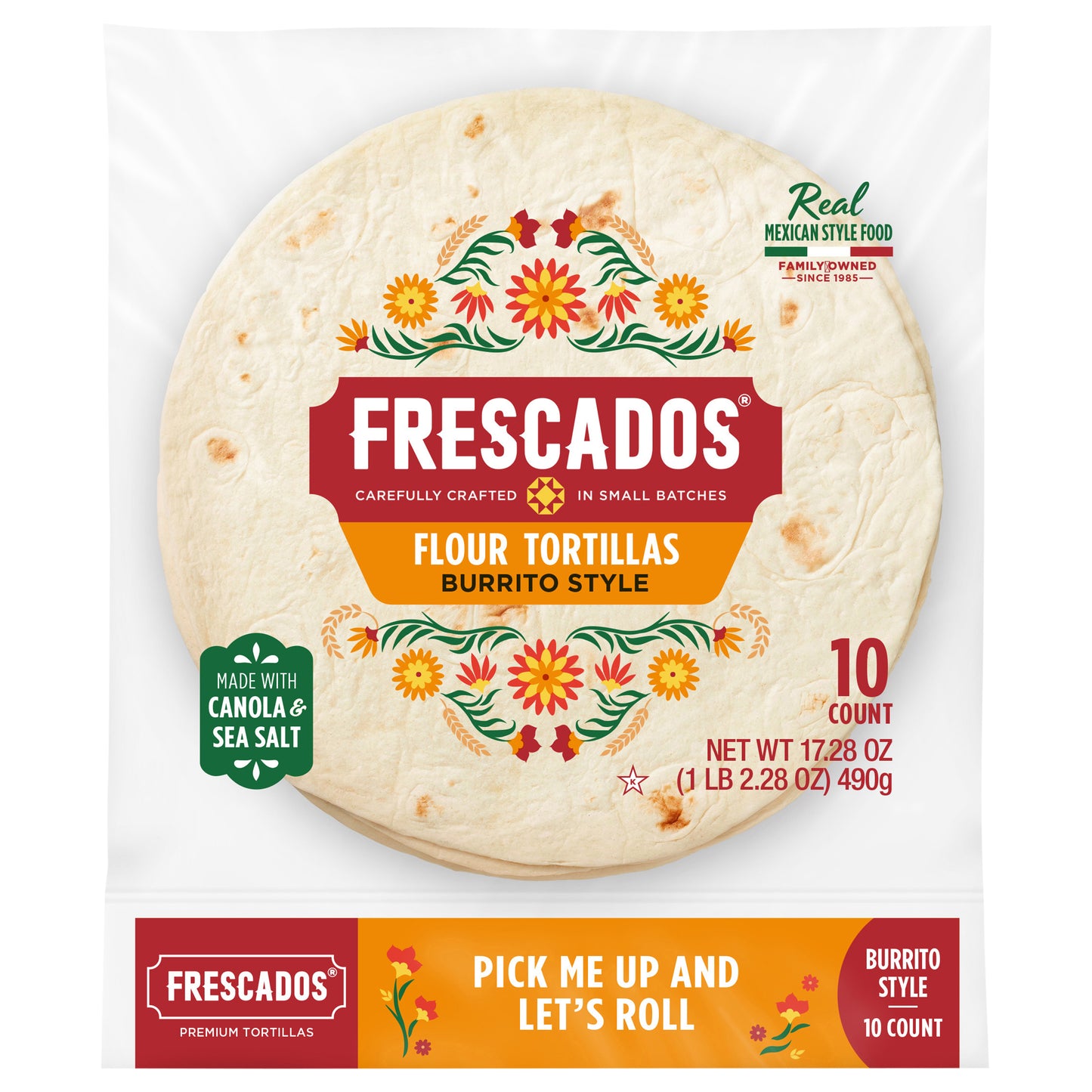 Frescados Burrito Style Flour Tortillas 10-ct. Bag