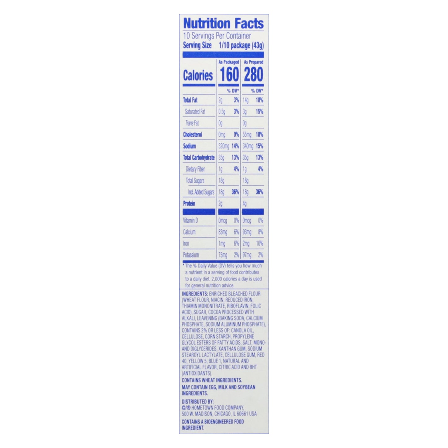Pillsbury Moist Supreme Chocolate Cake Mix, 15.25 oz Box