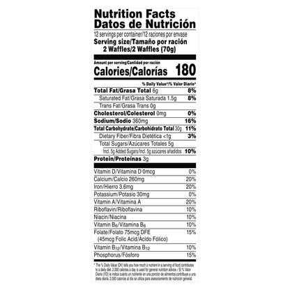 Kellogg's® Eggo® Blueberry Frozen Waffles - FAMILY PACK 24 WAFFLES