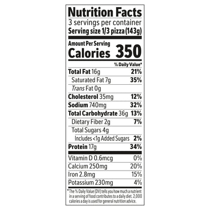 Jack’s Frozen Pizza, Original Thin Crust Sausage and Pepperoni Pizza, 12in, 15oz (Frozen)