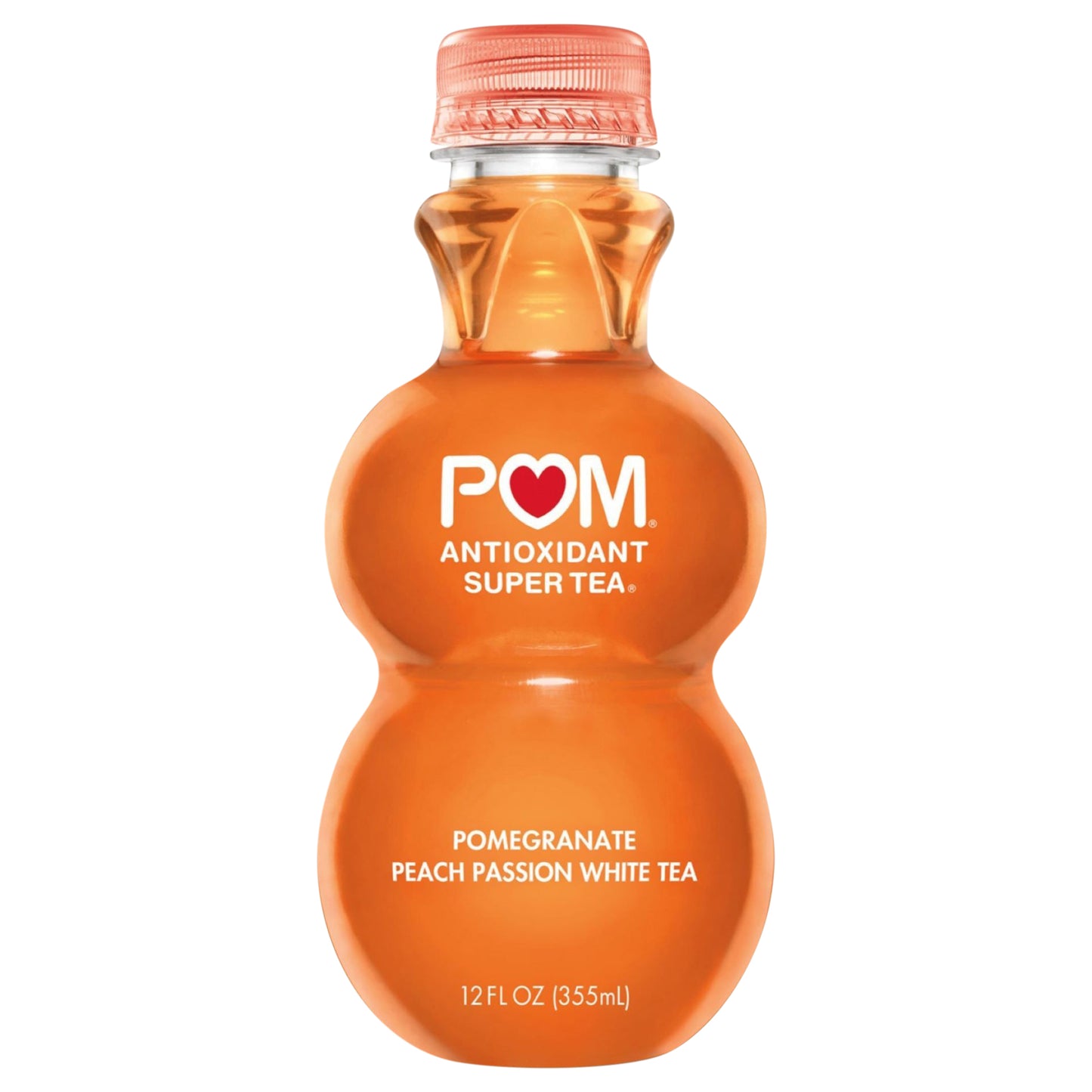POM Wonderful Super Tea, Pomegranate Peach Passion White Tea, 12 Ounce