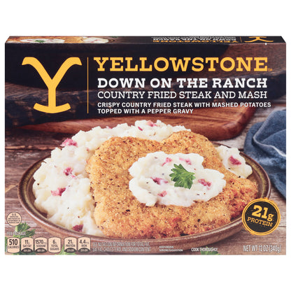 Yellowstone Down on the Ranch Country Fried Steak and Mash 12 oz