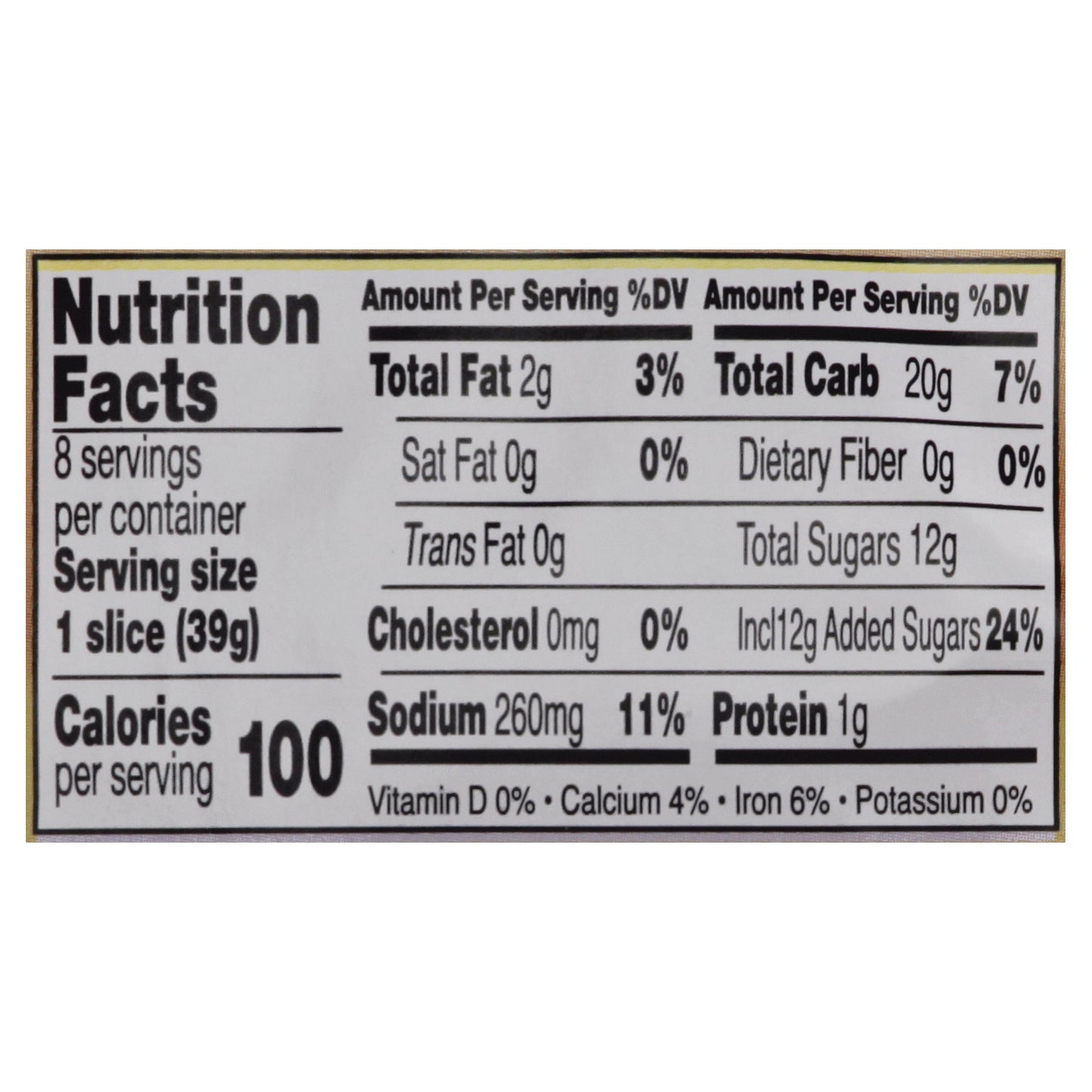 Olson's Baking Company Angel Food Loaf 11 oz