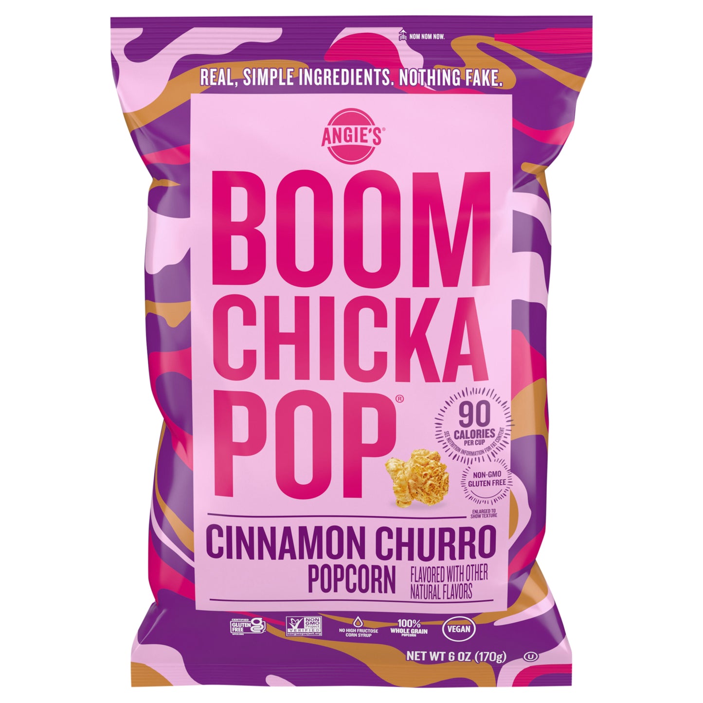 Angie’s BOOMCHICKAPOP Cinnamon Churro Popcorn, Gluten-Free, 6oz