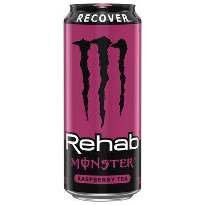 Rehab Monster Raspberry Tea Energy Drink 15.5 fl oz